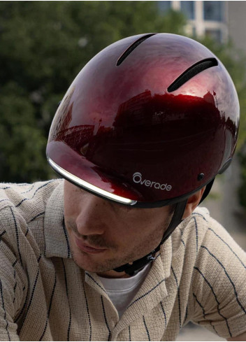 Casque vélo lumineux avec clignotants - Overade