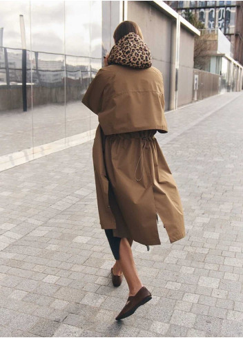 Stylish and High-Performance Cycling Trench Coat - Fudoon