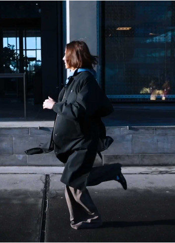 Trenchcoat vélo unisexe - Fudoon - Noir