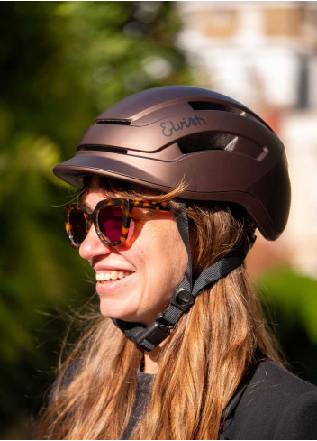 Helmet with LED and winter kit - Elvish - Bronze