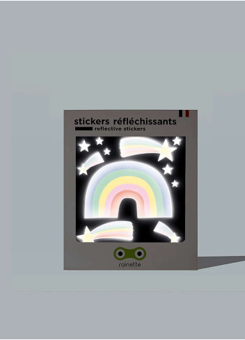 Small reflective rainbow stickers - Tree frog