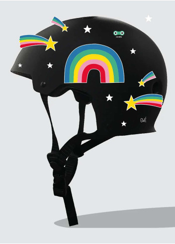 Small reflective rainbow stickers - Tree frog