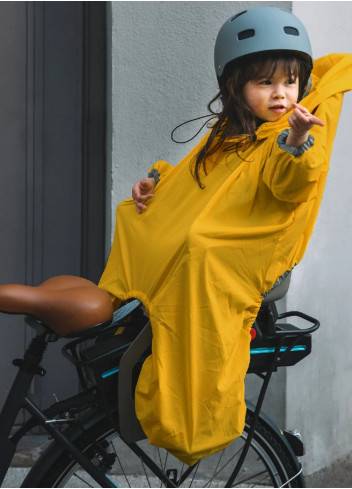 Housse de pluie pour siège enfant de vélo, Tissu Oxford 420D Housse  Imperméable Siège Vélo Enfant avec Bandes réfléchissantes, Protection Pluie  Velo pour Siege Enfant, contre la pluie, le vent(Noir) : 