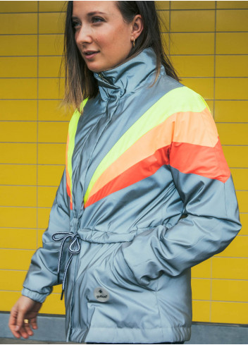 Bobbi reflective windbreaker - Gofluo