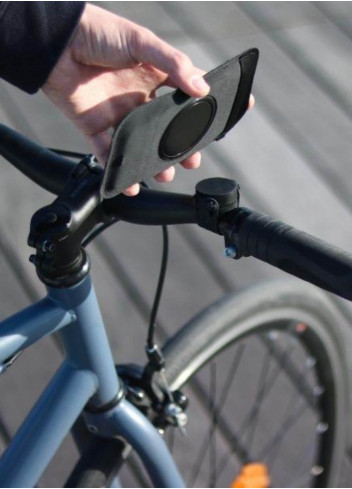 Support-smartphone vélo avec pochette étanche - Shapeheart