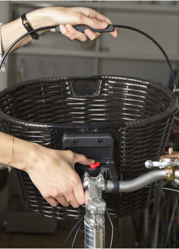 Panier vélo avant Structura Ovale - Klickfix