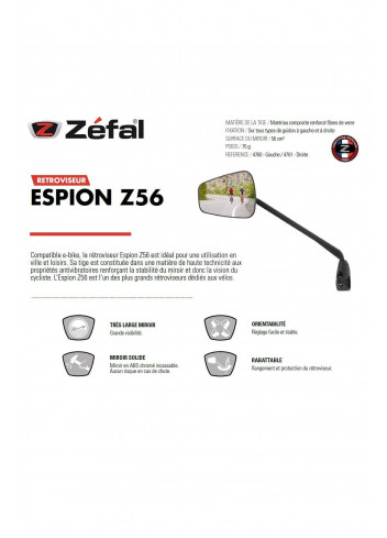 Espion Z56 rear-view mirror - Zéfal