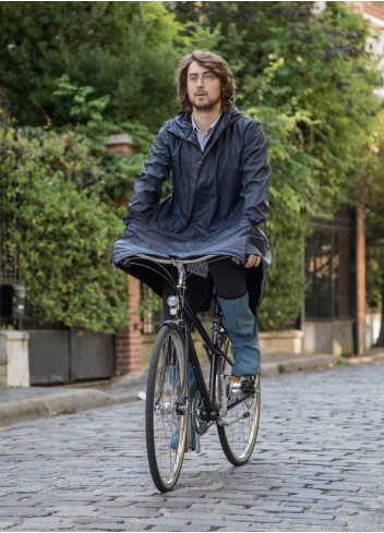 Langer Fahrrad-Regenparka – Original Maium Amsterdam