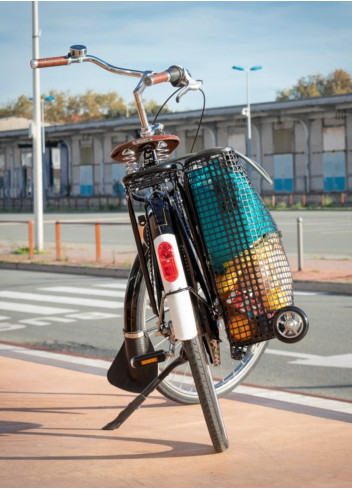 Chariot de course porte-bagages recyclé