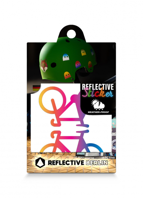 Autocollants Réfléchissants YIKEF - Kit 42 Stickers Sécurité Pour Vélo, Casque, Poussette, Visibilité Nocturne