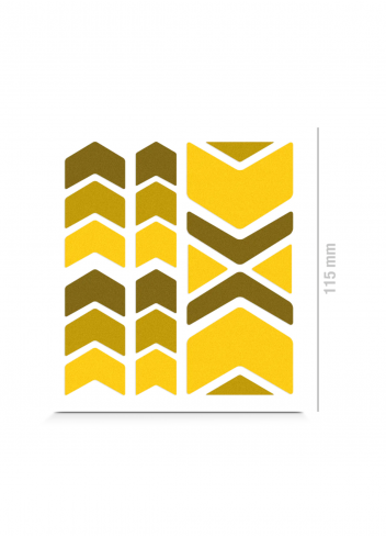 Reflective chevron bike stickers - Reflective Berlin