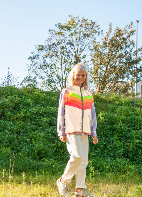 Veste réfléchissante vélo enfant Darkflow - Gofluo