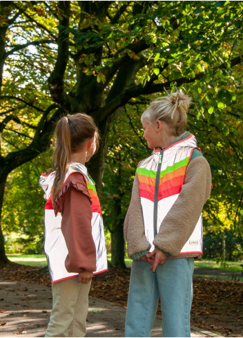 Veste réfléchissante vélo enfant Darkflow - Gofluo