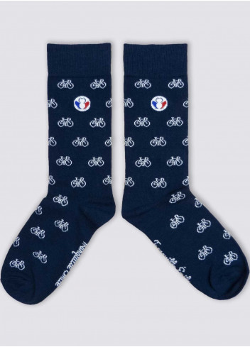 Chaussettes vélo made in France - Tranquille Émile
