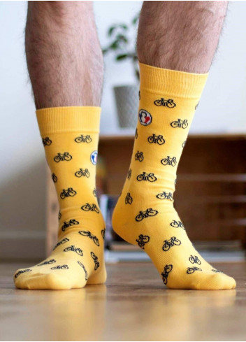 Bicycle socks made in France - Tranquille Émile