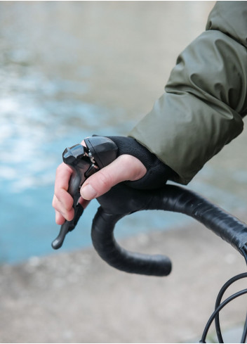 Doudoune vélo longue avec couvre-jambes - Maium