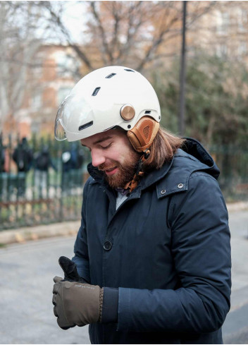 Cadence bicycle helmet with visor - Marko