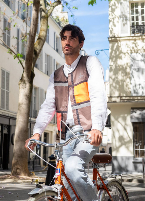 Gilet de sécurité vélo Mondrian - Georgia in Dublin
