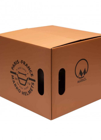 Tandem bicycle helmet with visor - Marko