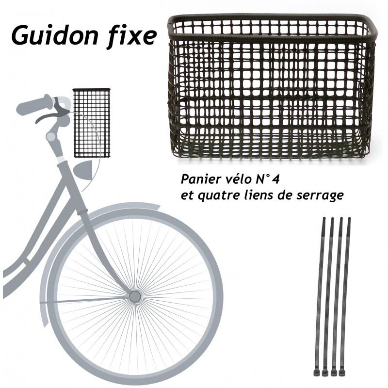 Panier Vélo Avant/arrière Recyclé - Matlama -Pas Cher VTT Magasin panier velo sacoche